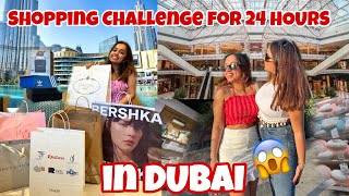 24 HOUR Shopping Challenge in DUBAI [upl. by Kori]