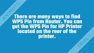 What are the steps to find WPS Pin on the HP printer [upl. by Eahcim]