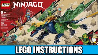 LEGO Instructions  Ninjago  71766  Lloyds Legendary Dragon [upl. by Sisak]