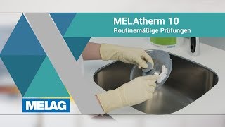 Routineprüfung RDG  Thermodesinfektor  MELAG MELAtherm 10 Tutorial [upl. by Eillim]