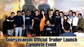 Sooryavanshi  Official Trailer Lauinch  Akshay K Ajay D Ranveer S Katrina K  Rohit Shetty [upl. by Uile]