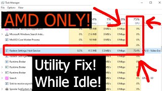 How to Fix High Utility Usage on AMD GPU When Idle [upl. by Tawney]