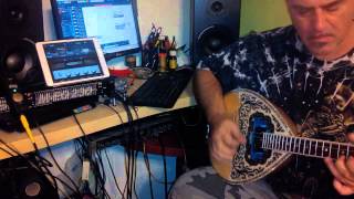 Bouzouki pickup EMG BZ on iPad [upl. by Ahsaeym962]