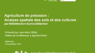 Agriculture de précision  Analyse spatiale des sols par télédétection [upl. by Wooldridge]