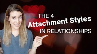 The 4 Attachment Styles In Relationships [upl. by Irami]