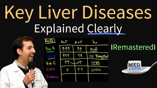 Diagnosis of Key Liver Diseases  Hepatitis A B C vs Alcoholic vs Ischemic AST vs ALT Labs [upl. by Eiralam]