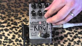 Menatone THE KING overdrive demo with Knaggs Severn amp Pro Junior [upl. by Warthman198]