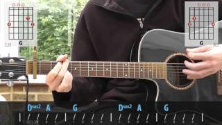 Smashing Pumpkins  Today acoustic guitar lesson [upl. by Sapers]