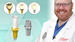 Screw Retained Crowns  UCLA vs Ti Base [upl. by Palmira]