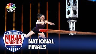 Barclay Stockett at the Las Vegas National Finals Stage 1  American Ninja Warrior 2017 [upl. by Joliet]