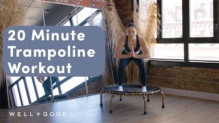 20 Minute LowImpact Rebounder Workout For Beginners  Good Moves  WellGood [upl. by Acissey733]