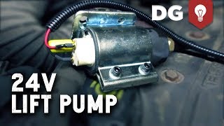 How To Upgrade A Cummins 24v Lift Pump [upl. by Nemracledairam]