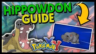 HOW TO GET HIPPOWDON ON POKEMON X AND Y [upl. by Chirlin]