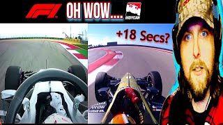 NASCAR Fan Reacts to F1 VS IndyCar Direct Lap Comparison At CoTA [upl. by Maurilia]