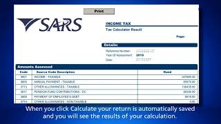 SARS eFiling  How to submit your ITR12 [upl. by Ilanos509]