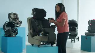 How to Install your TriRide™ 3in1 Car Seat ForwardFacing using the LATCH system [upl. by Yentroc]