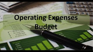 Master Budget Operating Expense Budget [upl. by Yensehc]