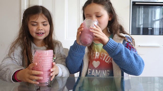 How to make a fruit smoothie  healthy drink for kids [upl. by Ynez994]