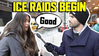 ICE Raids Have Started In NYC  How Do New Yorkers Feel About It [upl. by Aicitel890]