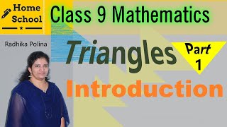 TrianglesPart1Class 9IntroductionMathematics NCERT  CBSE [upl. by Atelra]