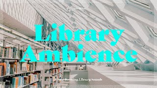 Library Ambience Background Noise for Study Focus  White Noise 도서관 백색소음 [upl. by Ax]