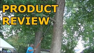 Fiskars Pole Saw Product Review  14 Ft Long PowerLever Tree Pruner [upl. by Pietje953]