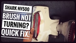 Vacuum Repairman shows Shark NV500 brush roll failure quick fix How to [upl. by Woolson42]