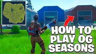 How To Play OG Fortnite In 2023 Old Seasons Fortnite [upl. by Philbrook]