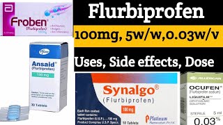 Flurbiprofen Ansaid  Review  Uses Dosing Side Effects in 5 minutes by lecturesbyanayakmu [upl. by Dnilazor248]