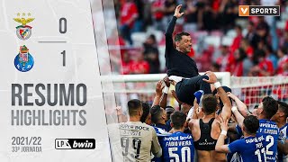 Highlights  Resumo Benfica 01 FC Porto Liga 2122 33 [upl. by Tan]