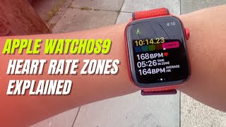 WatchOS9 Heart Rate Zones Explained New Apple Watch Workout Feature [upl. by Inalawi]