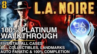 LA Noire  Part 8  100 Platinum Walkthrough  With DLC PS5 4K60FPS [upl. by Euqirne]