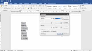 Ordenar palabras en Word  alfabética y numeral [upl. by Pavia]