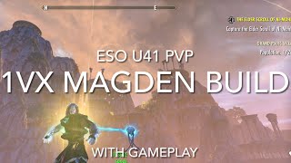 ESO U41 Magden PVP Build with gameplay [upl. by Vivyan]