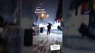 Tormenta de Nieve en Manhattan New york Enero 192025 [upl. by Yroj33]