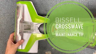 Vacuum repair man shows how to service a Bissell Crosswavebrush drive clean out [upl. by Bathilda753]