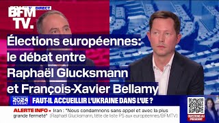 Élections européennes le débat entre Raphaël Glucksmann et FrançoisXavier Bellamy en intégralité [upl. by Disraeli863]