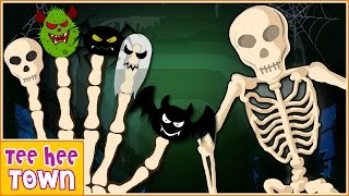 Finger Family Halloween Song Part 2  Halloween Songs for Kids  Scary Songs  By Teehee Town [upl. by Ajna251]