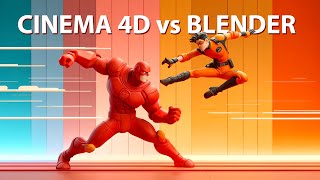 Cinema 4D vs Blender in 2024 [upl. by Annekim]