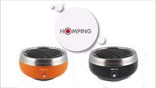 Hompingusacom Smart Charcoal Barbecue [upl. by Aleiram]