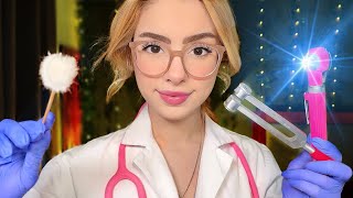 ASMR Ear Exam amp Ear Cleaning 👂 Hearing Test Doctor Roleplay Tuning Fork Medical Beep Test [upl. by Linders389]