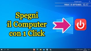 Come Spegnere il Computer Con 1 Click ll Smart Tech Windows [upl. by Lletnom]