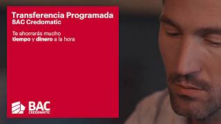 Transferencia Programada BAC Credomatic Paso a paso [upl. by Kcirdled]