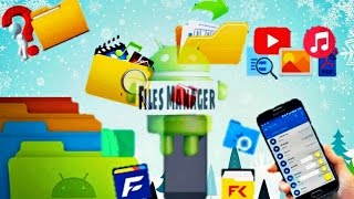 TOP 5 FILES MANAGER POUR ANDROID GRATUIT2017 [upl. by Ynehpets206]