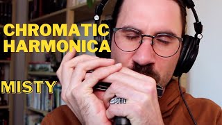 Jazz chromatic harmonica  Misty played by Filip Jers [upl. by Ronn]