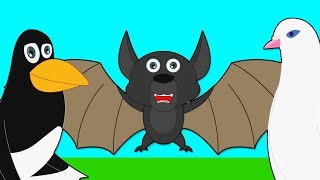 Aesops Fables The Birds the Beasts and the Bat  HooplaKidz [upl. by Amos73]