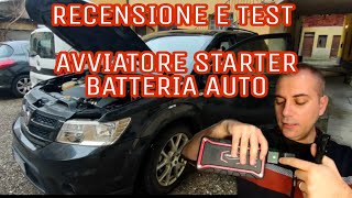 Avviatore starter batteria auto scarica Recensione e test [upl. by Lakym]