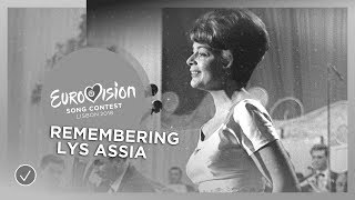 In Memoriam Lys Assia the winner of the first Eurovision Song Contest [upl. by Ayokal]