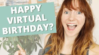 HOW TO MAKE A BIRTHDAY WISHES VIDEO  Film the most creative virtual birthday party greeting ever [upl. by Whitcher731]