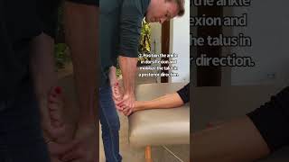 Ankle Dorsiflexion Mobilization [upl. by Kimmie]